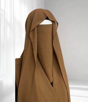 2 Mtr Hijab Niqab Set- Gingerbread
