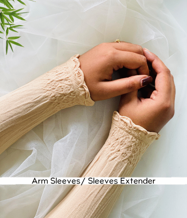1 Lace Sleeve Extenders