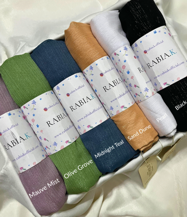 Shimmer Georgette hijab