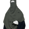 Olive Instant Hijab-Niqab set