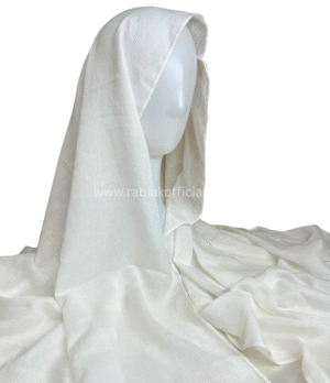 7 Soft Cotton hijab-White