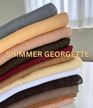 Shimmer Georgette hijab