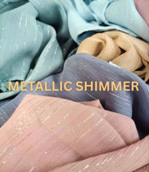 Metallic Shimmer Hijab