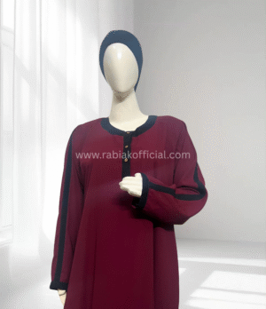 Maroon Noir Abaya