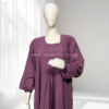 Orchid Pleated Abaya
