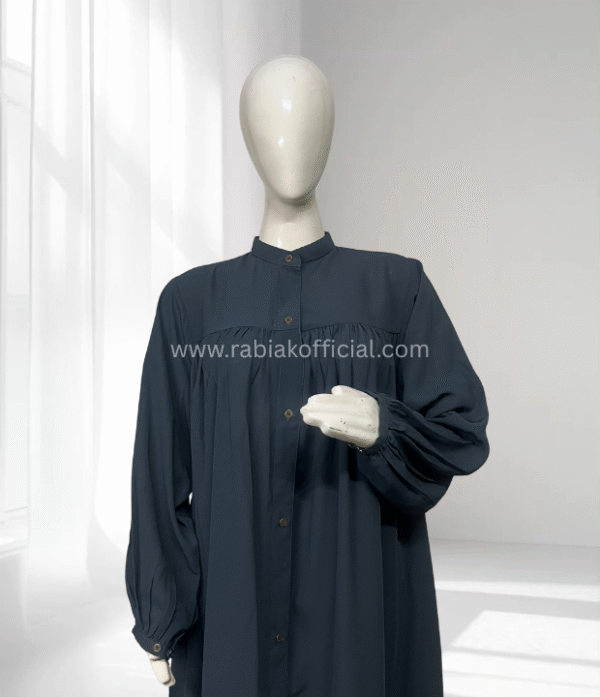 1 Zephyr Abaya- Charcoal