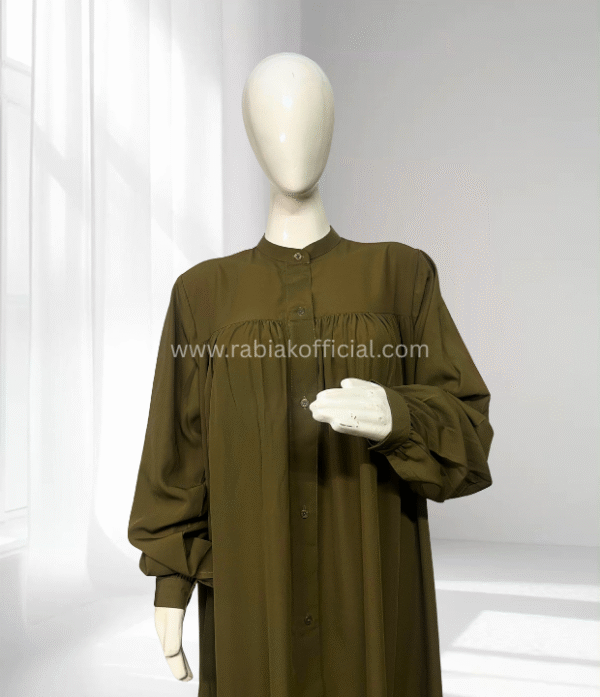 Zephyr Abaya- Deep Olive