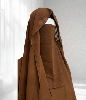 10 Hijab Niqab Set- Chocolate