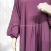 Orchid Pleated Abaya