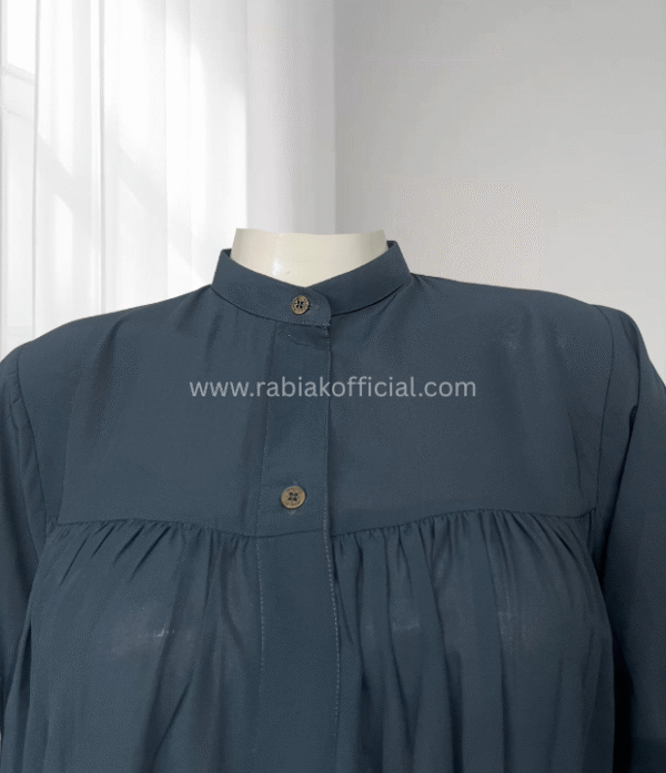 3 Zephyr Abaya- Charcoal