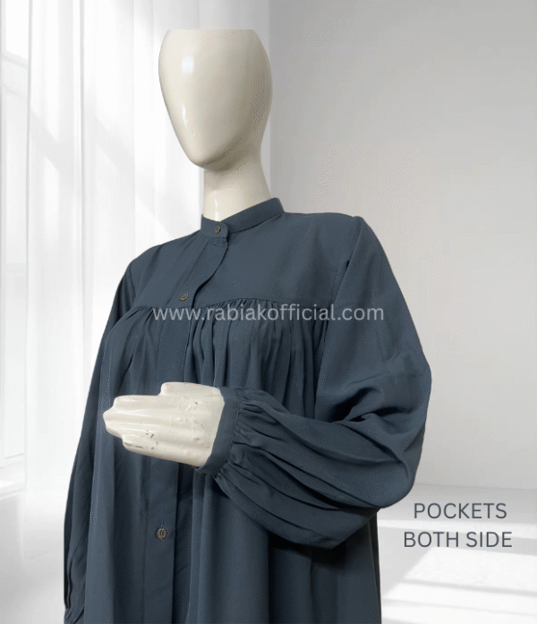 4 Zephyr Abaya- Charcoal