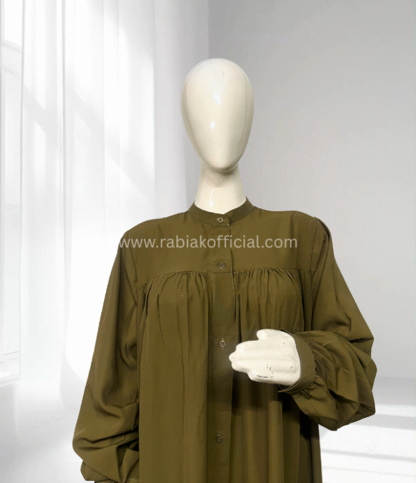 Zephyr Abaya- Deep Olive