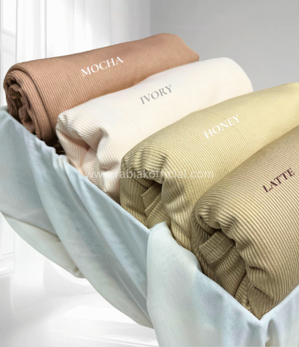 6 Ribbed Jersey Hijab