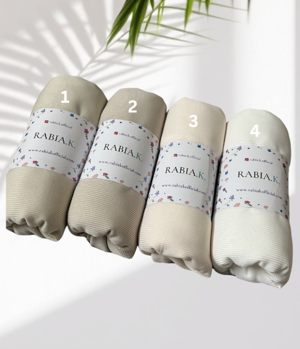 2 Ribbed Jersey Hijab