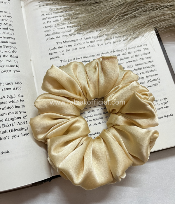 10 Satin Hair Scrunchies-Glow