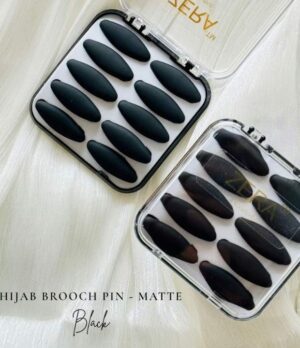 3 Turkish Hijab Brooch-Black