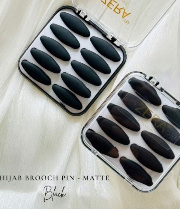 3 Turkish Hijab Brooch-Black