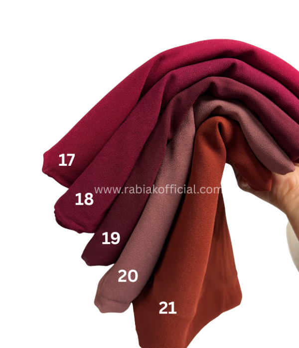 2 mtr Malaysian Chiffon Hijabs