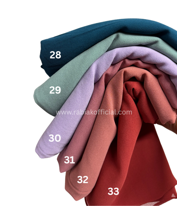 2 mtr Malaysian Chiffon Hijabs