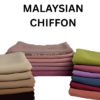 2 mtr Malaysian Chiffon Hijabs